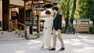 安産祈願ガイド｜戌の日・腹帯・初穂料・服装・参加者をイメージした写真