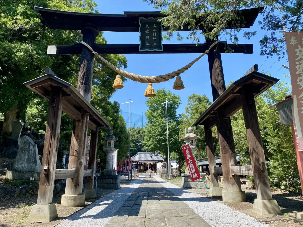 上之雷電神社の両部鳥居（熊谷市最古・熊谷市指定文化財）